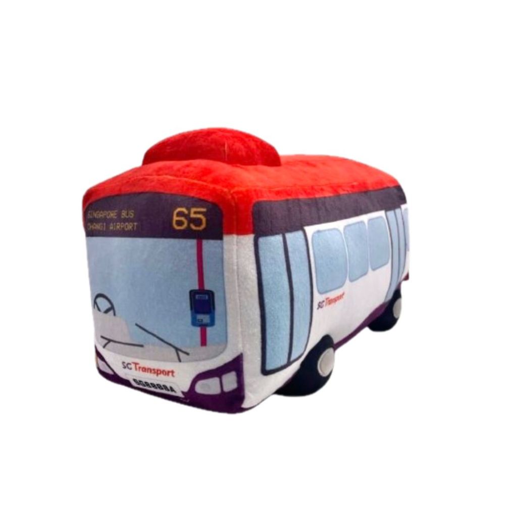 Singapore Bus and Train Plush Toys